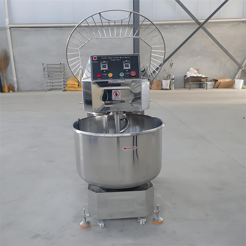 Dual-Speed Commercial Spiral Mixer Dough