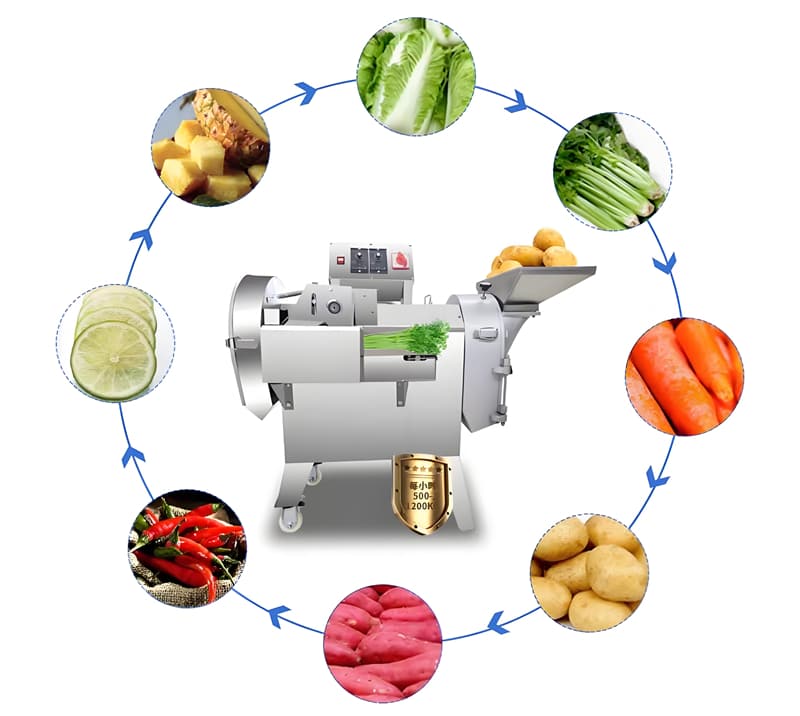 YQC830/803 Compact Multifunction Commercial Vegetable Cutting Machine YQC830/803 Compact Multifunction Commercial Vegetable Cutting Machine