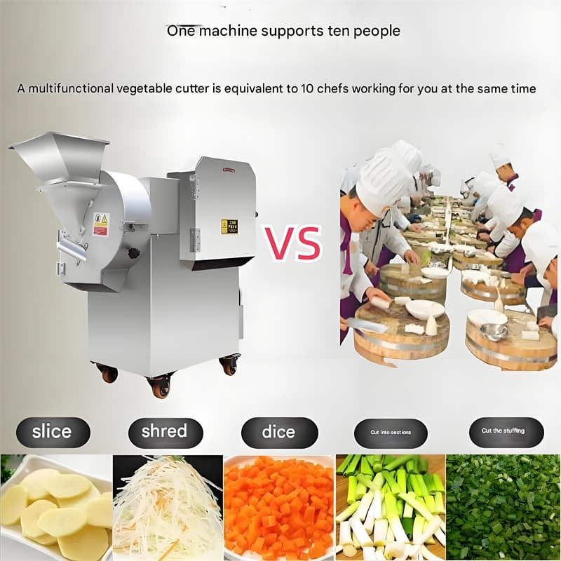 YQC280/802 Commercial Vegetable Cutting Machine Manufacturers YQC280/802 Commercial Vegetable Cutting Machine Manufacturers