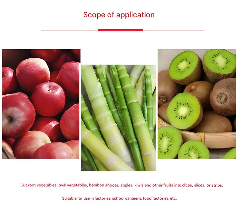 High-Efficiency Commercial Industrial Vegetable Slicer CHD80/806 Series High-Efficiency Commercial Industrial Vegetable Slicer CHD80/806 Series