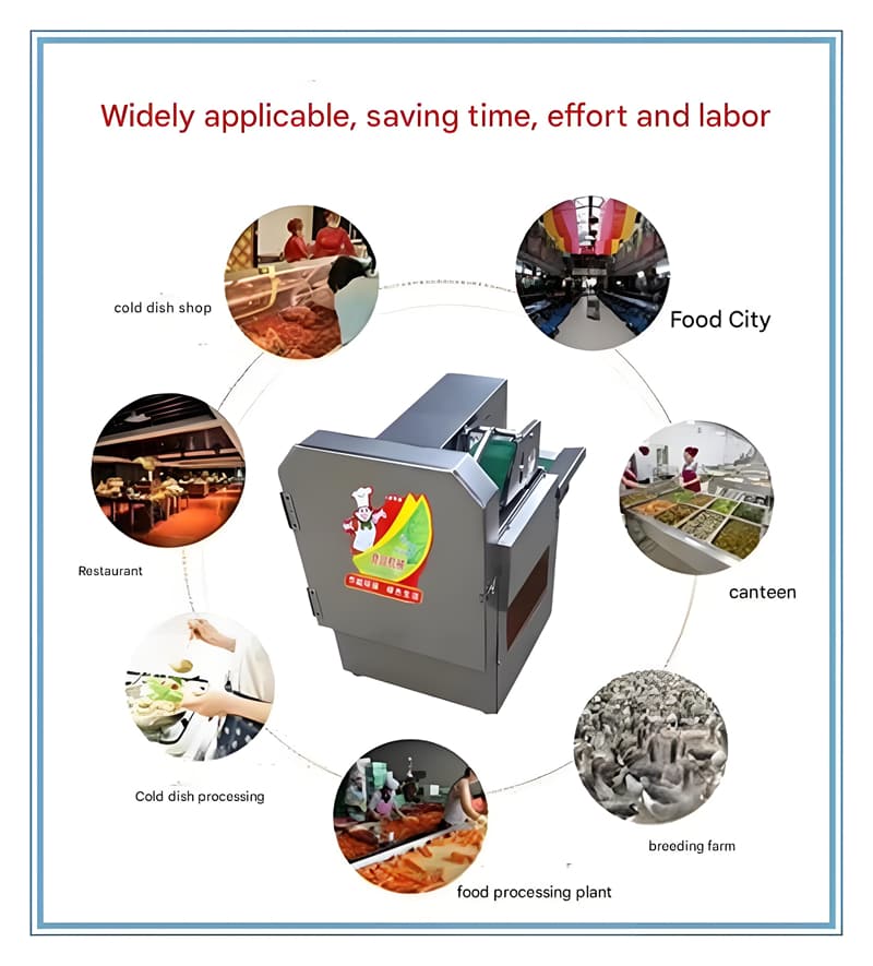 CHD20/40 Fully Automatic Small Vegetable Cutting Machine CHD20/40 Fully Automatic Small Vegetable Cutting Machine