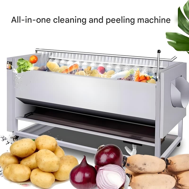 CX100/150 Commercial Vegetable Washing Machine with Integrated Peeling