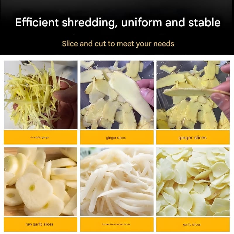 Q-150 / TW-512 Commercial Ginger Slicer Machine Q-150 / TW-512 Commercial Ginger Slicer Machine