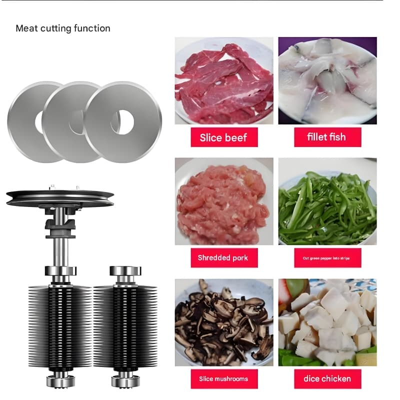 DX2-3P4 Industrial Meat Grinder Slicer