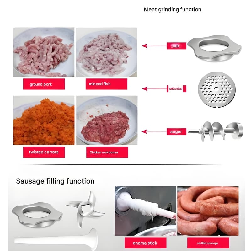 DX2-3P4 Industrial Meat Grinder Slicer