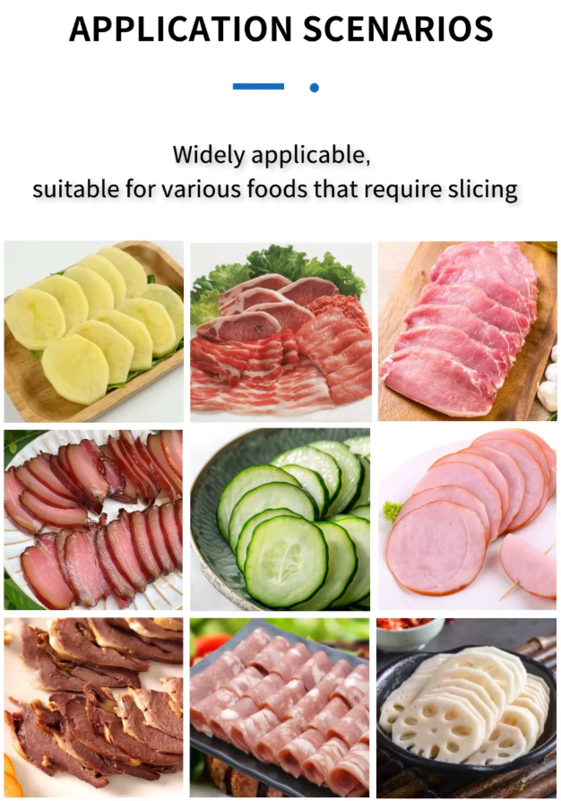 Cooked Meat Slicer Machine Cooked Meat Slicer Machine