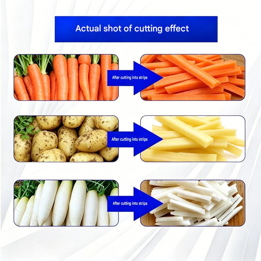 Vegetable Strip Cutter Machine